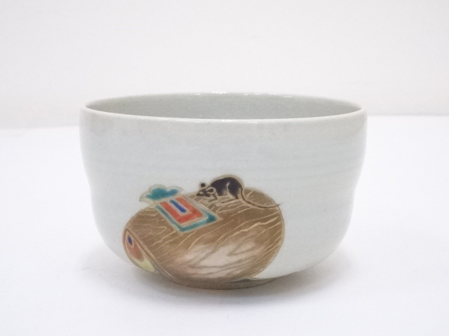 JAPANESE TEA CEREMONY / TEA BOWL CHAWAN / KUTANI WARE